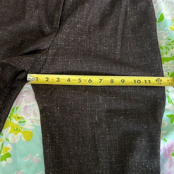 Vintage Escada Wool Pants Notched Ankles - 40 ALTERED - Picture 3 of 16